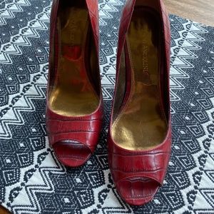 Enzo Angiolini Open Toe Heels, 7 1/2